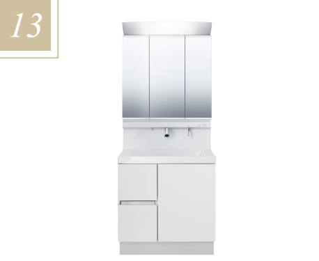 シャワー水栓付洗面化粧台