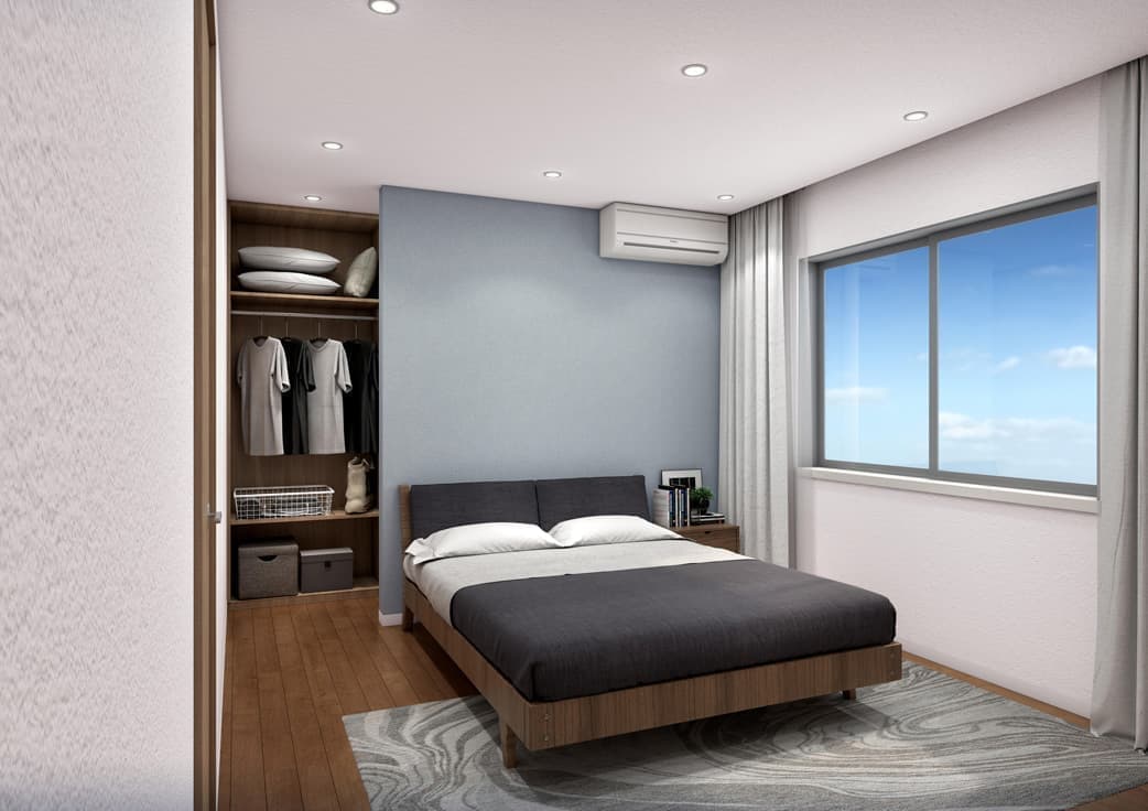 寝室イメージパース