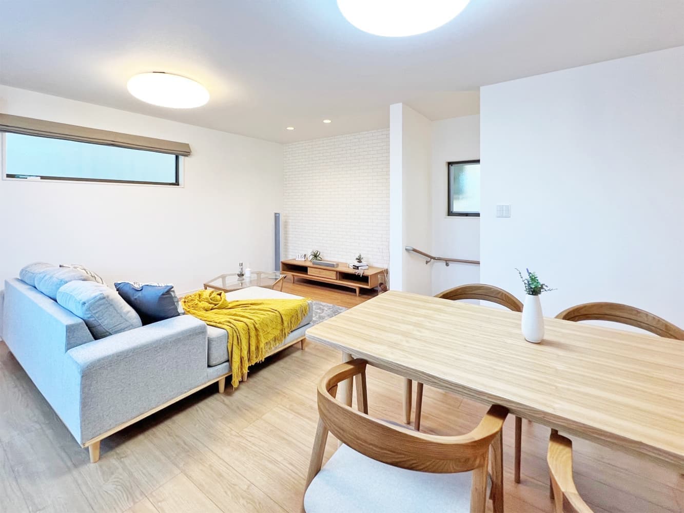 16号棟のリビングダイニング