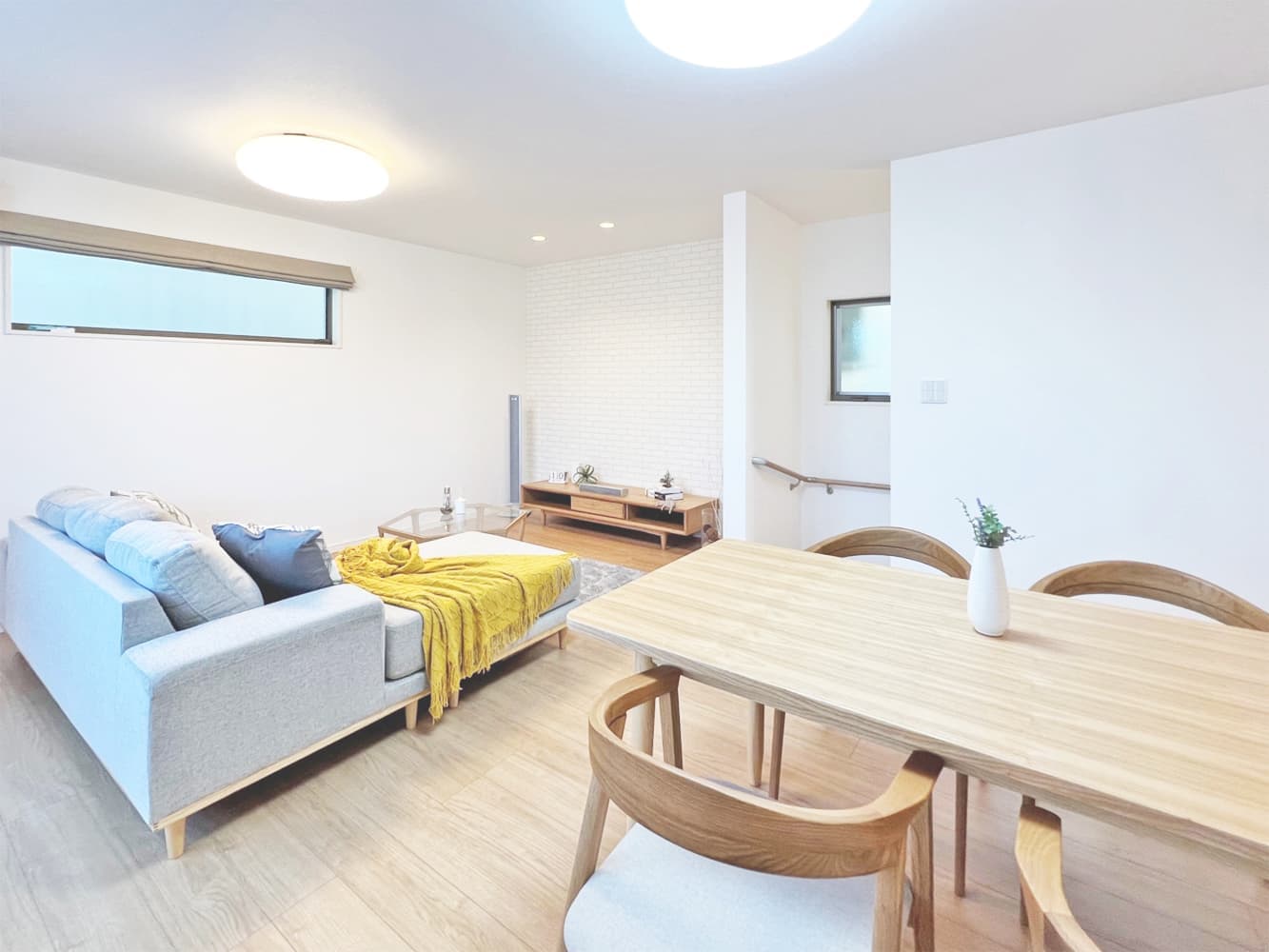 16号棟のリビングダイニング