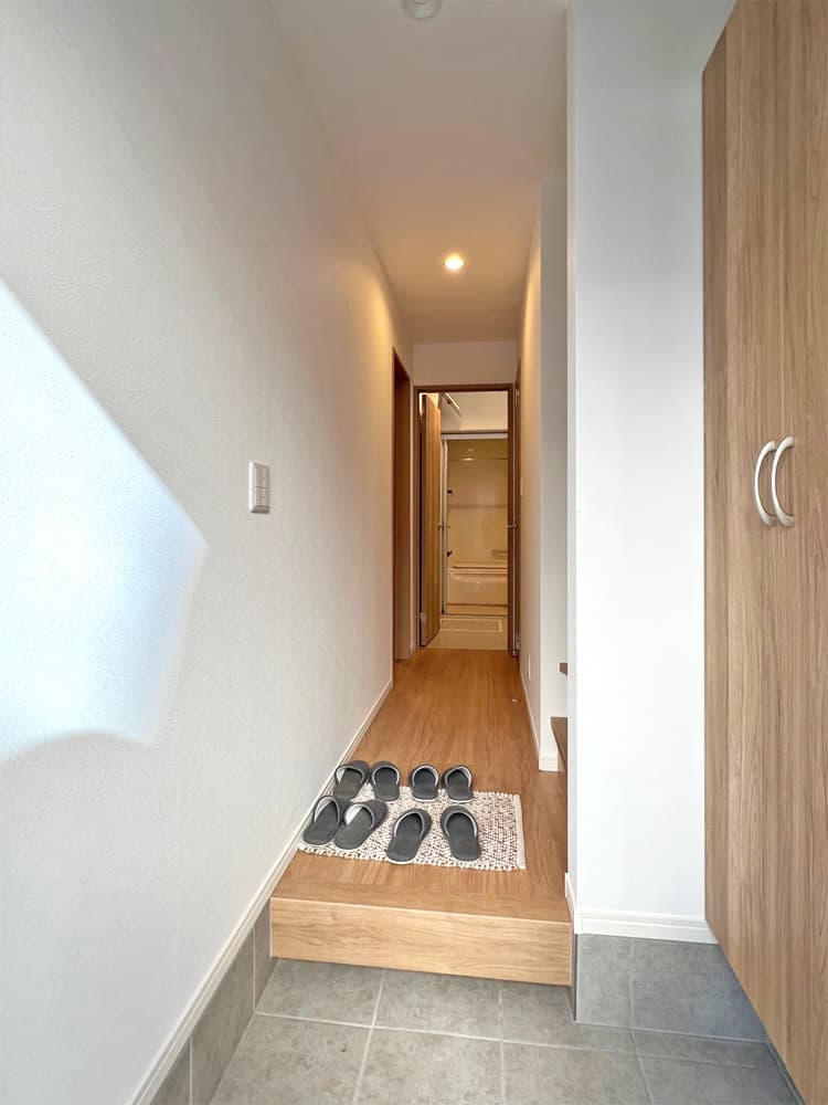 モデルハウス16号棟の玄関